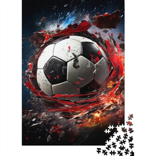 Fußball 1000 Teile Puzzles Puzzle Erwachsene Fußball Field Pädagogisches Spiel Herausforderung Wohnungseinrichtung Geschenke Für Erwachsene 1000pcs (75x50cm) von VGDKAOBM