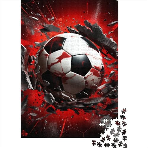 Fußball 1000 Teile Puzzles Puzzles Für Erwachsene Fußball Field Pädagogisches Spiel Herausforderung Wohnungseinrichtung Geschenke Für Erwachsene 1000pcs (75x50cm) von VGDKAOBM
