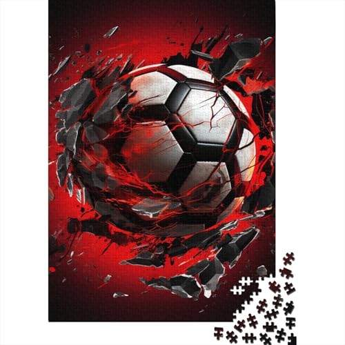 Fußball 1000 Teile Puzzles Puzzles Für Erwachsene Fußball Field Pädagogisches Spiel Herausforderung Wohnungseinrichtung Geschenke Für Erwachsene 1000pcs (75x50cm) von VGDKAOBM