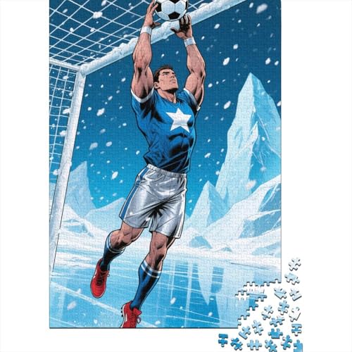 Fußball 1000 Teile Puzzles Puzzles Für Erwachsene Fußball Field Pädagogisches Spiel Herausforderung Wohnungseinrichtung Geschenke Für Erwachsene 1000pcs (75x50cm) von VGDKAOBM
