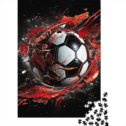 Fußball 1000 Teile Puzzles Puzzles Für Erwachsene Fußball Field Pädagogisches Spiel Herausforderung Wohnungseinrichtung Schöne Geschenkidee 1000pcs (75x50cm) von VGDKAOBM