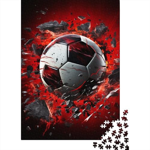 Fußball 1000 Teile Puzzles Puzzles Für Erwachsene Fußball Field Pädagogisches Spiel Herausforderung Wohnungseinrichtung Schöne Geschenkidee 1000pcs (75x50cm) von VGDKAOBM