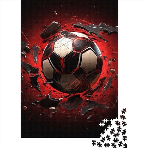Fußball 1000 Teile Puzzles Puzzles Für Erwachsene Fußball Field Puzzlespiel-Herausforderung Pädagogisches Spiel Herausforderung Wohnungseinrichtung Schöne Geschenkidee 1000pcs (75x50cm) von VGDKAOBM
