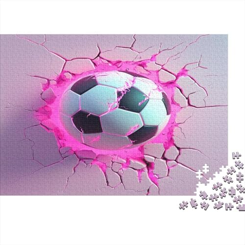 Fußball 1000 Teile Puzzles Puzzles Für Erwachsene Pädagogisches Spiel Herausforderung HeimdekoRatteion Geschenke Schöne Geschenkidee 1000pcs (75x50cm) von VGDKAOBM