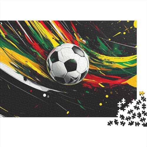 Fußball 1000 Teile Puzzles Puzzles Für Erwachsene Puzzlespiel-Herausforderung Pädagogisches Spiel Herausforderung Wohnungseinrichtung Schöne Geschenkidee 1000pcs (75x50cm) von VGDKAOBM