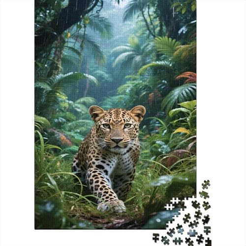 Gepard 1000 Teile Puzzle Puzzle Erwachsene Leopard Pädagogisches Spiel Herausforderung HeimdekoRatteion Geschenke Schöne Geschenkidee 1000pcs (75x50cm) von VGDKAOBM