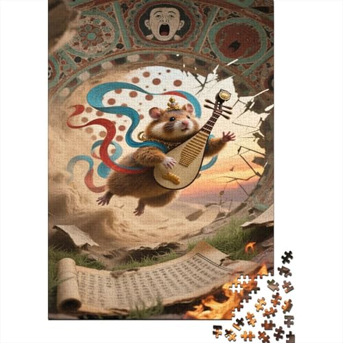 GoldHamster 1000 Teile Puzzles Puzzle Erwachsene Pädagogisches Spiel Herausforderung Wohnungseinrichtung Schöne Geschenkidee 1000pcs (75x50cm) von VGDKAOBM