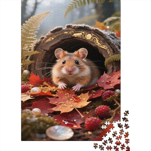 Hamster 1000 Stück Puzzle Puzzle Erwachsene Pädagogisches Spiel Herausforderung Home Dekoration Für Erwachsene Und Kinder Ab 14 Jahren 1000pcs (75x50cm) von VGDKAOBM