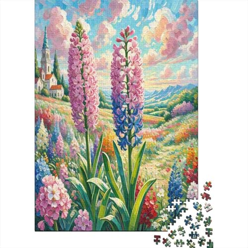 Hyazinthe 1000 Stück Puzzle Puzzle Erwachsene Pädagogisches Spiel Herausforderung Wohnungseinrichtung Geschenke Für Erwachsene 1000pcs (75x50cm) von VGDKAOBM