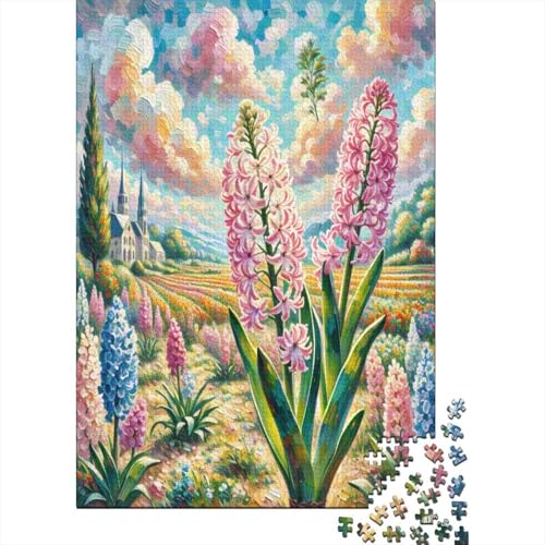 Hyazinthe 1000 Teile Puzzle Puzzle Erwachsene Pädagogisches Spiel Herausforderung Wohnungseinrichtung Geschenke Für Erwachsene 1000pcs (75x50cm) von VGDKAOBM