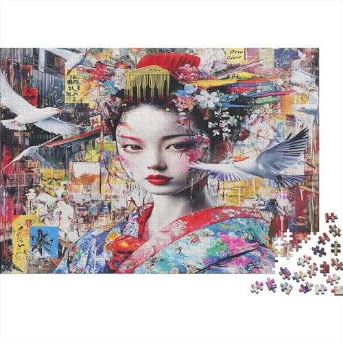 Japanisches Graffiti 1000 Teile Puzzles Puzzle Erwachsene Pädagogisches Spiel Herausforderung Home Dekoration Geschenke Für Erwachsene 1000pcs (75x50cm) von VGDKAOBM