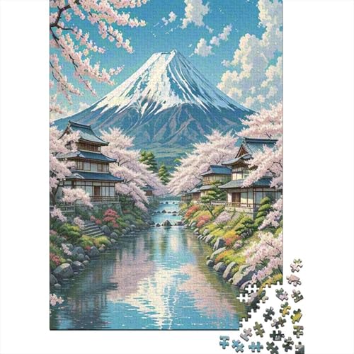 Kirschblüte 1000 Teile Puzzle Puzzle Erwachsene Pädagogisches Spiel Herausforderung Wohnungseinrichtung Geschenke Für Erwachsene 1000pcs (75x50cm) von VGDKAOBM