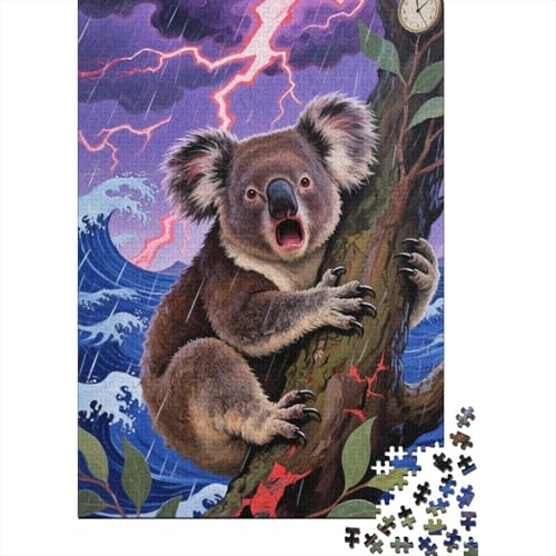 Koala 1000 Teile Puzzle Puzzles Für Erwachsene Pädagogisches Spiel Herausforderung Home Dekoration Schöne Geschenkidee 1000pcs (75x50cm) von VGDKAOBM