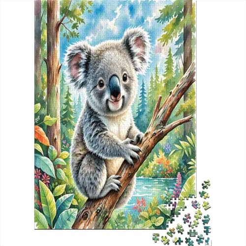 Koala 1000 Teile Puzzles Puzzle Erwachsene Pädagogisches Spiel Herausforderung Wohnungseinrichtung Geschenke Für Erwachsene 1000pcs (75x50cm) von VGDKAOBM