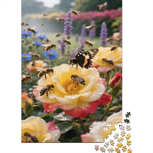 Libellen 1000 Teile Puzzles Puzzle Erwachsene Pädagogisches Spiel Herausforderung Heimdekoration Geschenke Schöne Geschenkidee 1000pcs (75x50cm) von VGDKAOBM