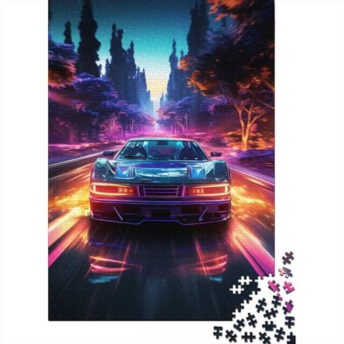 Luxussportwagen 1000 Teile Puzzles Puzzle Erwachsene Rennwagen Pädagogisches Spiel Herausforderung Home Dekoration Geschenke Für Erwachsene 1000pcs (75x50cm) von VGDKAOBM