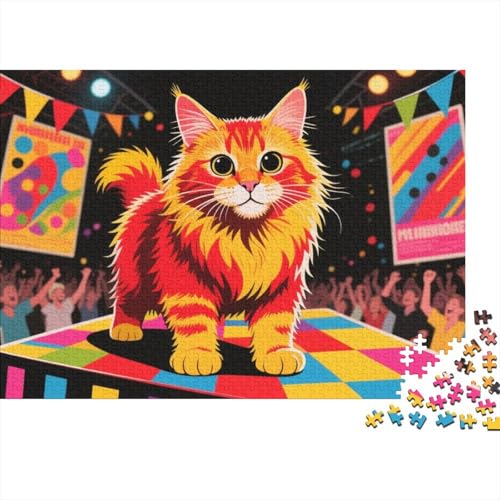 Maine-Coon-Katze 1000 Teile Puzzles Puzzles Für Erwachsene Pädagogisches Spiel Herausforderung Home Dekoration Geschenke Für Erwachsene 1000pcs (75x50cm) von VGDKAOBM