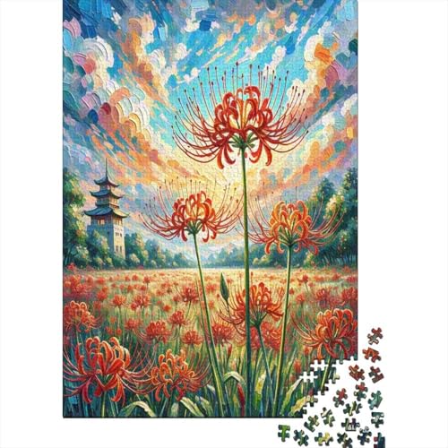 Manjusaka 1000 Teile Puzzle Puzzle Erwachsene Pädagogisches Spiel Herausforderung Wohnungseinrichtung Schöne Geschenkidee 1000pcs (75x50cm) von VGDKAOBM