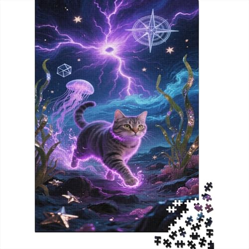 Manx 1000 Teile Puzzle Puzzle Erwachsene Pädagogisches Spiel Herausforderung Wohnungseinrichtung Schöne Geschenkidee 1000pcs (75x50cm) von VGDKAOBM
