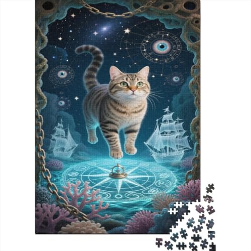Manx 1000 Teile Puzzle Puzzles Für Erwachsene Pädagogisches Spiel Herausforderung Home Dekoration Schöne Geschenkidee 1000pcs (75x50cm) von VGDKAOBM