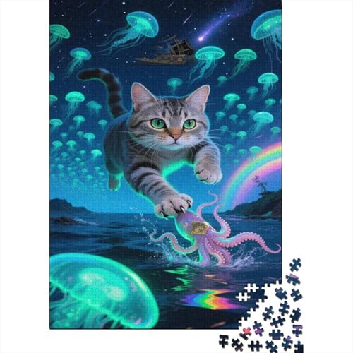 Manx 1000 Teile Puzzles Puzzles Für Erwachsene Pädagogisches Spiel Herausforderung Home Dekoration Schöne Geschenkidee 1000pcs (75x50cm) von VGDKAOBM