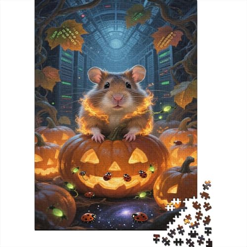 Meerschweinchen 1000 Stück Puzzle Puzzle Erwachsene Puzzlespiel-Herausforderung Pädagogisches Spiel Herausforderung Wohnungseinrichtung Schöne Geschenkidee 1000pcs (75x50cm) von VGDKAOBM