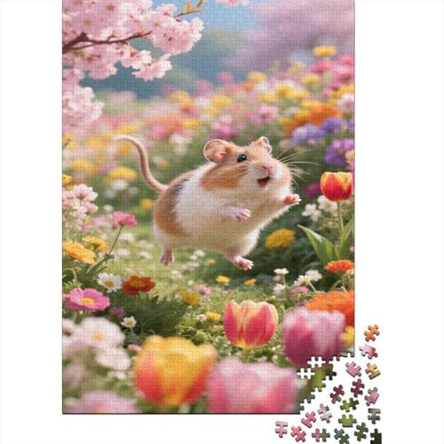 Meerschweinchen 1000 Teile Puzzles Puzzle Erwachsene Pädagogisches Spiel Herausforderung Wohnungseinrichtung Schöne Geschenkidee 1000pcs (75x50cm) von VGDKAOBM