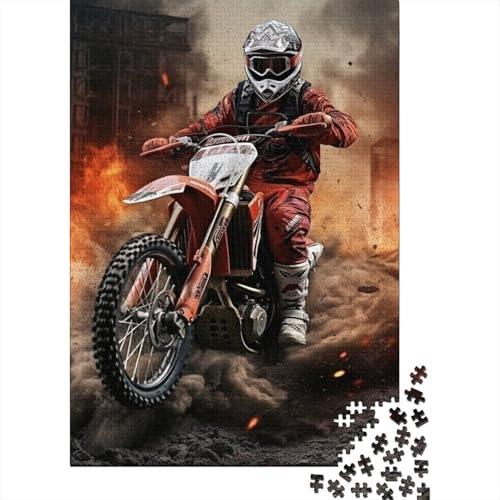 Motocross 1000 Teile Puzzles Puzzles Für Erwachsene Extremsportarten Pädagogisches Spiel Herausforderung Wohnungseinrichtung Geschenke Für Erwachsene 1000pcs (75x50cm) von VGDKAOBM