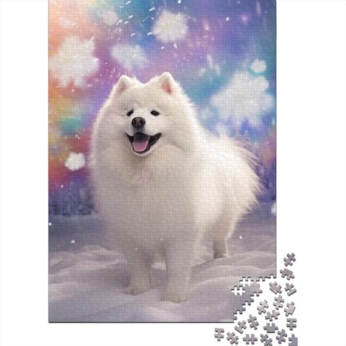 Niedlicher Hund 1000 Stück Puzzle Puzzle Erwachsene Pädagogisches Spiel Herausforderung Home DekoRatteion Geschenke Für Erwachsene 1000pcs (75x50cm) von VGDKAOBM