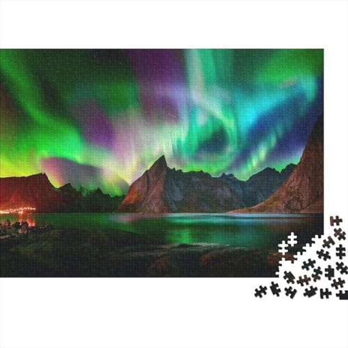 Nordlicht 1000 Teile Puzzle Puzzle Erwachsene Pädagogisches Spiel Herausforderung Heimdekoration Geschenke Geschenke Für Erwachsene 1000pcs (75x50cm) von VGDKAOBM
