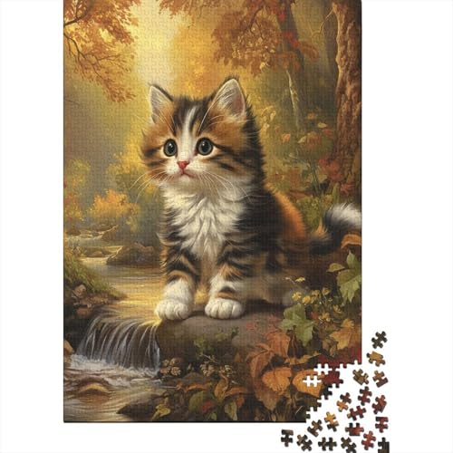 Norwegische Waldkatze 1000 Stück Puzzle Puzzle Erwachsene Pädagogisches Spiel Herausforderung Home Dekoration Für Erwachsene Und Kinder Ab 14 Jahren 1000pcs (75x50cm) von VGDKAOBM