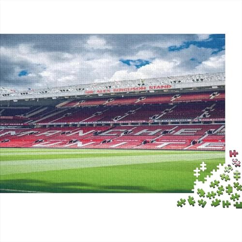 Old Trafford, England 1000 Teile Puzzles Puzzles Für Erwachsene Fußball Pädagogisches Spiel Herausforderung Wohnungseinrichtung Schöne Geschenkidee 1000pcs (75x50cm) von VGDKAOBM
