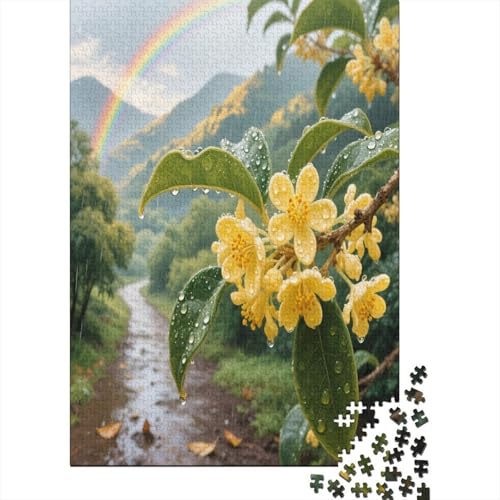 Osmanthusblüte 1000 Stück Puzzle Puzzle Erwachsene Puzzlespiel-Herausforderung Pädagogisches Spiel Herausforderung Heimdekoration Geschenke Schöne Geschenkidee 1000pcs (75x50cm) von VGDKAOBM