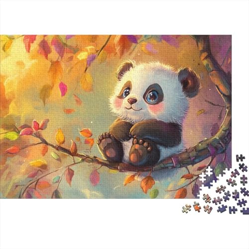 Panda 1000 Stück Puzzle Puzzle Erwachsene Puzzlespiel-Herausforderung Pädagogisches Spiel Herausforderung Wohnungseinrichtung Schöne Geschenkidee 1000pcs (75x50cm) von VGDKAOBM