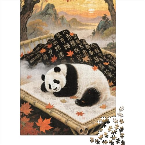 Panda 1000 Teile Puzzles Puzzles Für Erwachsene Pädagogisches Spiel Herausforderung Home Dekoration Geschenke Für Erwachsene 1000pcs (75x50cm) von VGDKAOBM