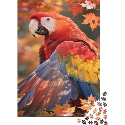 Papagei 1000 Stück Puzzle Puzzle Erwachsene Ara Pädagogisches Spiel Herausforderung Wohnungseinrichtung Geschenke Für Erwachsene 1000pcs (75x50cm) von VGDKAOBM