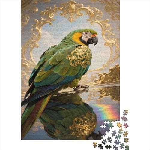Papagei 1000 Stück Puzzle Puzzles Für Erwachsene Ara Pädagogisches Spiel Herausforderung Heimdekoration Geschenke Geschenke Für Erwachsene 1000pcs (75x50cm) von VGDKAOBM