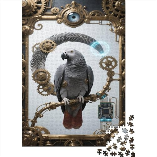 Papagei 1000 Stück Puzzle Puzzles Für Erwachsene Ara Pädagogisches Spiel Herausforderung Home Dekoration Geschenke Für Erwachsene 1000pcs (75x50cm) von VGDKAOBM