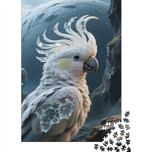 Papagei 1000 Stück Puzzle Puzzles Für Erwachsene Ara Pädagogisches Spiel Herausforderung Home Dekoration Schöne Geschenkidee 1000pcs (75x50cm) von VGDKAOBM