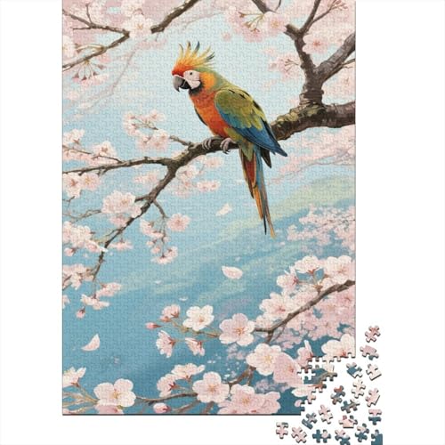 Papagei 1000 Stück Puzzle Puzzles Für Erwachsene Ara Pädagogisches Spiel Herausforderung Wohnungseinrichtung Geschenke Für Erwachsene 1000pcs (75x50cm) von VGDKAOBM