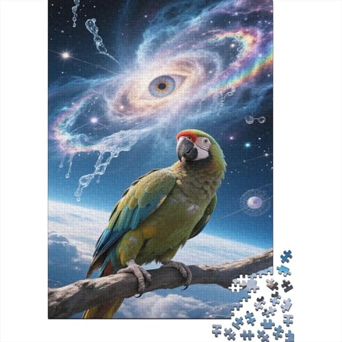 Papagei 1000 Stück Puzzle Puzzles Für Erwachsene Ara Puzzlespiel-Herausforderung Pädagogisches Spiel Herausforderung Home Dekoration Geschenke Für Erwachsene 1000pcs (75x50cm) von VGDKAOBM