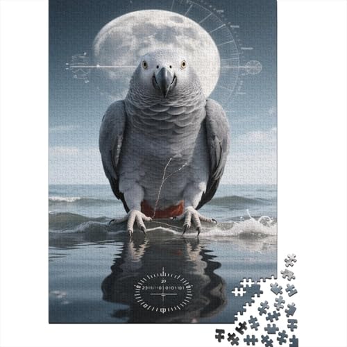 Papagei 1000 Teile Puzzles Puzzle Erwachsene Ara Pädagogisches Spiel Herausforderung Heimdekoration Geschenke Geschenke Für Erwachsene 1000pcs (75x50cm) von VGDKAOBM