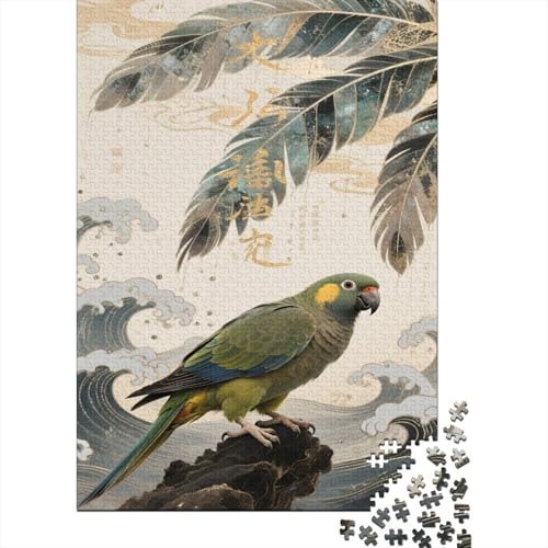 Papagei 1000 Teile Puzzles Puzzle Erwachsene Ara Pädagogisches Spiel Herausforderung Heimdekoration Geschenke Schöne Geschenkidee 1000pcs (75x50cm) von VGDKAOBM