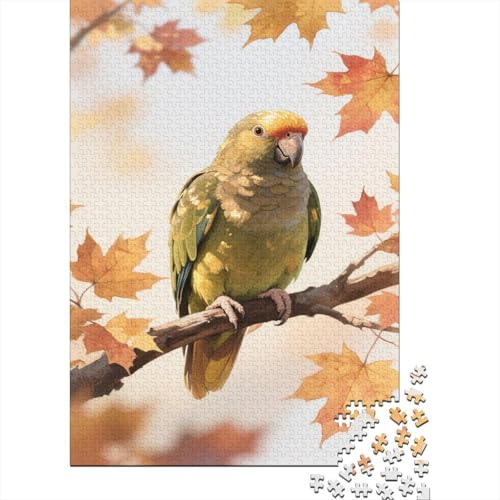 Papagei 1000 Teile Puzzles Puzzle Erwachsene Ara Pädagogisches Spiel Herausforderung Wohnungseinrichtung Geschenke Für Erwachsene 1000pcs (75x50cm) von VGDKAOBM