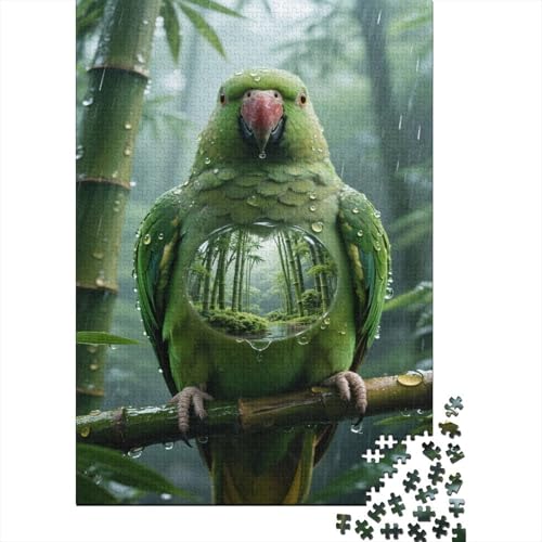 Papagei 1000 Teile Puzzles Puzzle Erwachsene Ara Pädagogisches Spiel Herausforderung Wohnungseinrichtung Schöne Geschenkidee 1000pcs (75x50cm) von VGDKAOBM