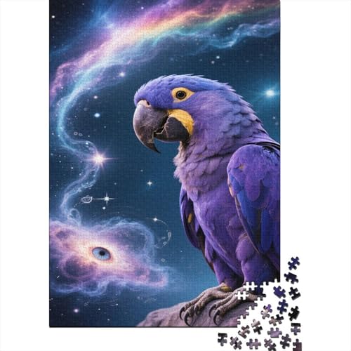 Papagei 1000 Teile Puzzles Puzzle Erwachsene Ara Puzzlespiel-Herausforderung Pädagogisches Spiel Herausforderung Wohnungseinrichtung Schöne Geschenkidee 1000pcs (75x50cm) von VGDKAOBM