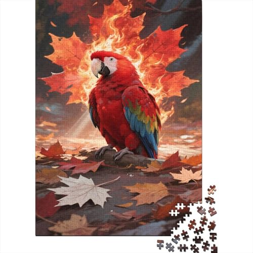 Papagei 1000 Teile Puzzles Puzzles Für Erwachsene Ara Pädagogisches Spiel Herausforderung Home Dekoration Schöne Geschenkidee 1000pcs (75x50cm) von VGDKAOBM
