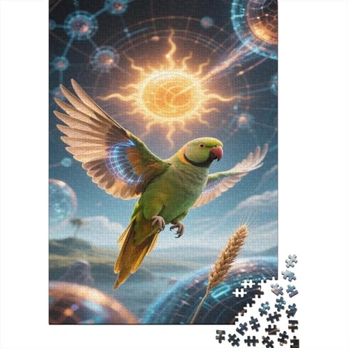 Papagei 1000 Teile Puzzles Puzzles Für Erwachsene Ara Pädagogisches Spiel Herausforderung Wohnungseinrichtung Geschenke Für Erwachsene 1000pcs (75x50cm) von VGDKAOBM