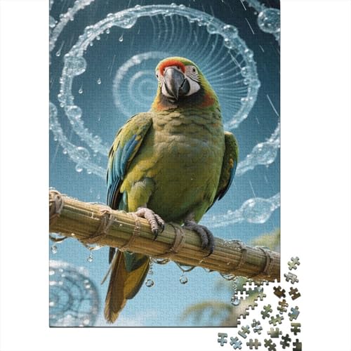 Papagei 1000 Teile Puzzles Puzzles Für Erwachsene Ara Puzzlespiel-Herausforderung Pädagogisches Spiel Herausforderung Wohnungseinrichtung Schöne Geschenkidee 1000pcs (75x50cm) von VGDKAOBM