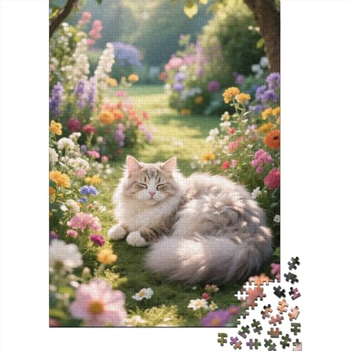 Perserkatze 1000 Stück Puzzle Puzzle Erwachsene Pädagogisches Spiel Herausforderung Wohnungseinrichtung Geschenke Für Erwachsene 1000pcs (75x50cm) von VGDKAOBM
